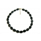 Black Faceted Jet Beaded Necklace